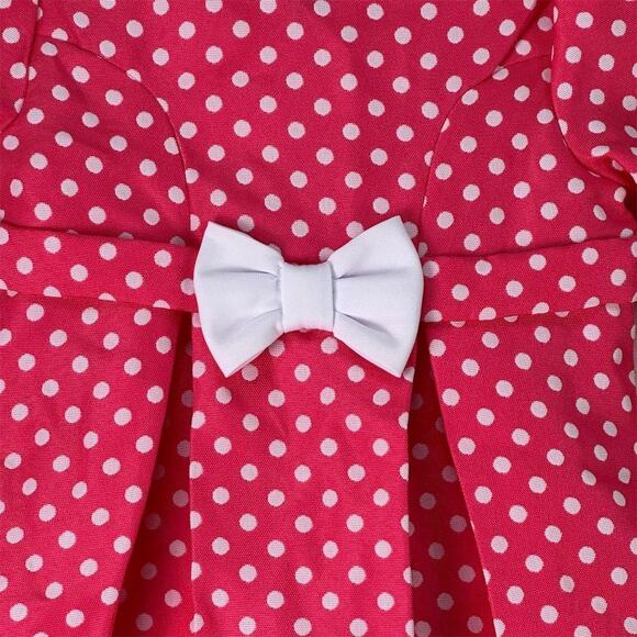 BONNIE BABY‎ Infant Girls Dressy Pink Polka Dot Jacket & Dress Set Formal 12M - Picture 16 of 16